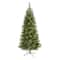 6ft. Pre-Lit White Mountain Pine & Pinecones Artificial Christmas Tree with Clear LED Lights